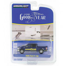 28140D-GRL FORD F-150 пикап "Goodyear Airship Operations - 125 Years Goodyear" 2020 Blue, 1:64
